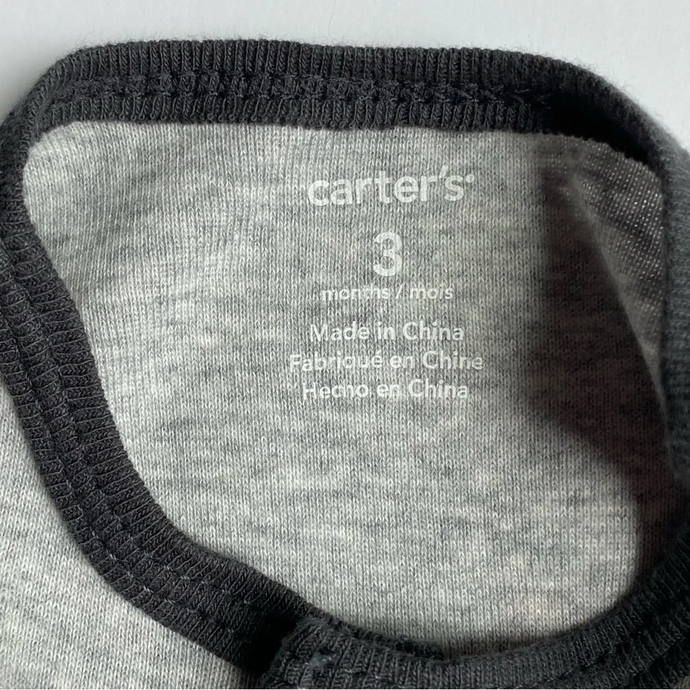 Crab Outfit 3 Months Carter's One Piece New NWT Romper Gray Oceans Crabs